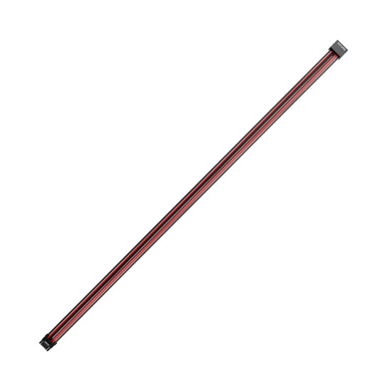 Модулен кабел 1stPlayer Custom Sleeved Modding Cable Black/Red - PCIe 5.0 12VHPWR M/M - FM2-B-BR