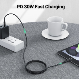 USB кабел Acefast USB-C to Lightning 30W 1.20m MFI Certified TPE - C3-01 - White