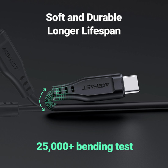 USB кабел Acefast USB-C to Lightning 30W 1.20m MFI Certified TPE - C3-01 - White