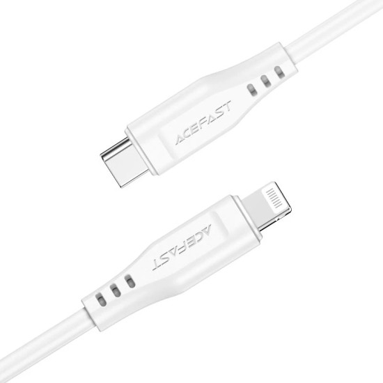 USB кабел Acefast USB-C to Lightning 30W 1.20m MFI Certified TPE - C3-01 - White