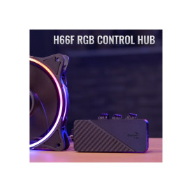 Комплект вентилатори AeroCool Fan Pack 3-in-1 3x120mm - ECLIPSE 12 Pro - Addressable RGB with Hub, Remote - ACF3-EL10217.12