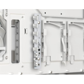 Кутия за компютър AeroCool Case ATX - D501A White, Addressable RGB, Wood