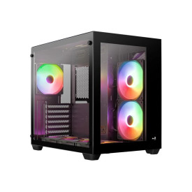 Кутия за компютър AeroCool Case ATX - Dryft-G-BK-v2 - aRGB