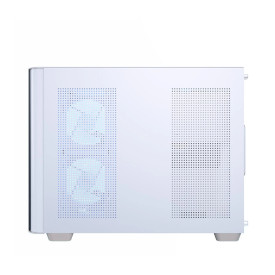 Кутия за компютър AeroCool P300C, Mini-Tower, Dual Chamber, Micro-ATX, Mini-ITX, White