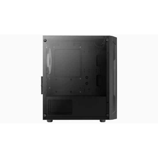 Кутия за компютър AeroCool Case mATX - Trinity Mini-G-BK-v3 - 3 fans included, Tempered Glass