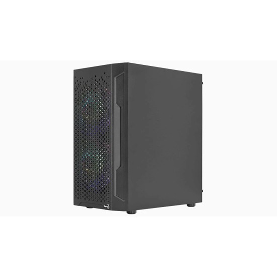 Кутия за компютър AeroCool Case mATX - Trinity Mini-G-BK-v3 - 3 fans included, Tempered Glass