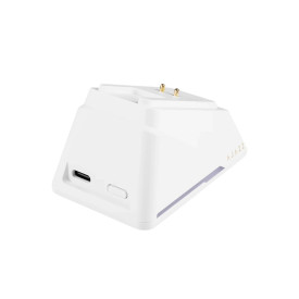 Безжична мишка Ajazz AJ159 APEX - Wireless Gaming Mouse - 8K, Magnetic Charging Dock, White