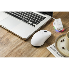 Безжична мишка Ajazz AJ159 PRO - Wireless Gaming Mouse - 8K, Magnetic Charging Dock, Black