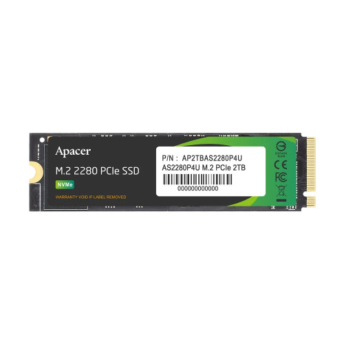 Вътрешен SSD диск Apacer AS2280P4U, 256GB, M.2 PCIe - AP256GAS2280P4U-1