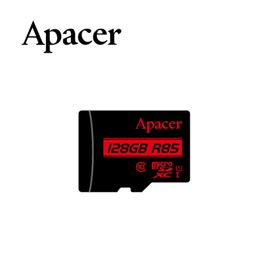 Карта памет Apacer microSDXC 128GB UHS-I U1 Class 10, Adapter - AP128GMCSX10U5-R