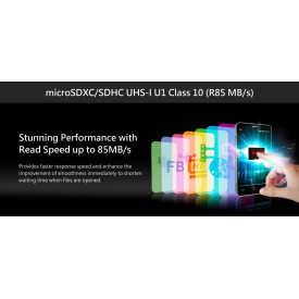 Карта памет Apacer microSDXC 128GB UHS-I U1 Class 10, Adapter - AP128GMCSX10U5-R