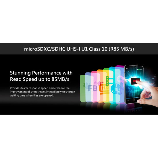 Карта памет Apacer microSDXC 128GB UHS-I U1 Class 10, Adapter - AP128GMCSX10U5-R