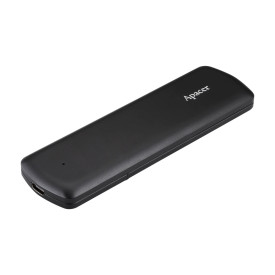 Външен SSD диск Apacer Portable SSD AS721 500GB USB-C 3.2 Gen 2/USB-A 3.2 Gen 1, Military-Grade, Shockproof, Black