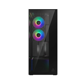Кутия за компютър ARCTIC Xtender VG, E-ATX, Mid-Tower, Dual Chamber, 5 ARGB, Mirror Black