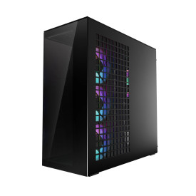 Кутия за компютър ARCTIC Xtender VG, E-ATX, Mid-Tower, Dual Chamber, 5 ARGB, Mirror Black