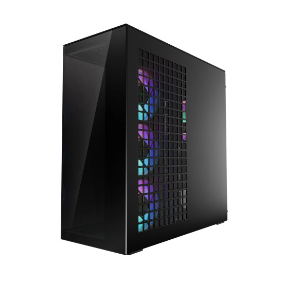 Кутия за компютър ARCTIC Xtender VG, E-ATX, Mid-Tower, Dual Chamber, 5 ARGB, Mirror Black