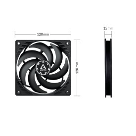Вентилатор Arctic Fan 120x120x15mm - P12 SLIM PWM PST - 300-2100 RPM