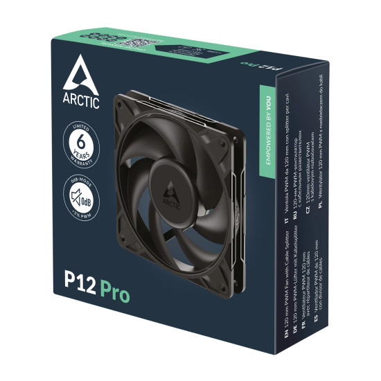 Вентилатор Arctic P12 Pro 120 mm Black