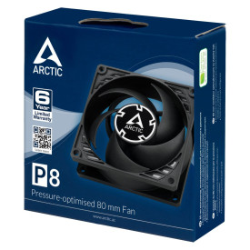 Вентилатор Arctic Fan 80mm P8 - black/black - 3000rpm