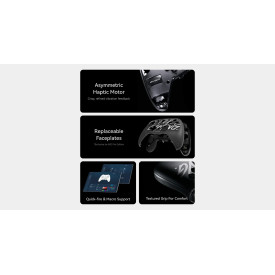 Безжичен контролер ATK Gamepad Set Battleaxe Pro - Hall Effect, Wireless, Bluetooth, 1000Hz - Black