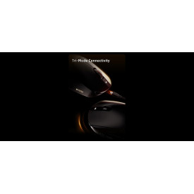 Безжична мишка ATK Wireless Gaming Mouse A9 Plus Tri-mode Nearlink - 1K, White