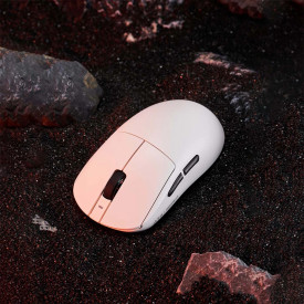 Безжична мишка ATK Wireless Gaming Mouse A9 Plus Tri-mode Nearlink - 1K, White