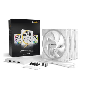 Комплект вентилатори be quiet! Fan Pack 3-in-1 3 x 140mm - LIGHT WINGS White 140mm PWM Triple-Pack