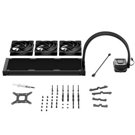 Водно охлаждане be quiet Pure Loop 3 360mm, AIO, 3 x 120mm PWM fans, Silent pump, No RGB, Black