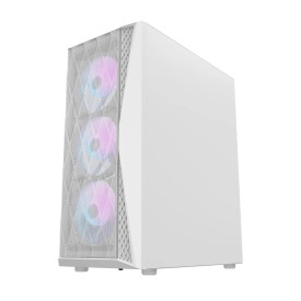 Кутия за компютър Darkflash Case ATX - DK352 White - 4 fans included