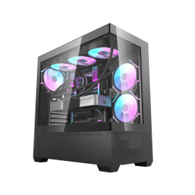 Кутия за компютър Darkflash Case ATX - DS900 AIR Black - USB-C