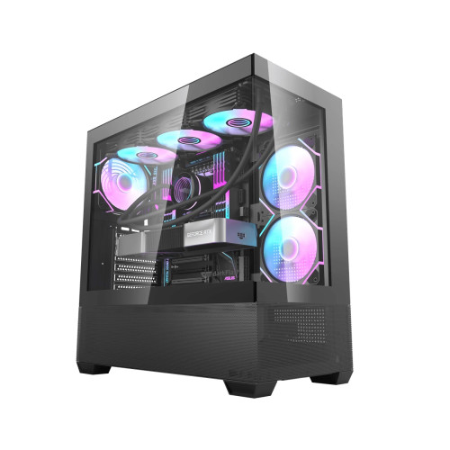 Кутия за компютър Darkflash Case ATX - DS900 AIR Black - USB-C