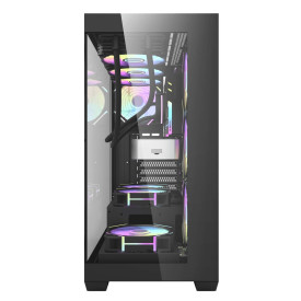 Кутия за компютър DarkFlash DS900 Black, ATX, 7 x 120mm ARGB Fans included, USB-C