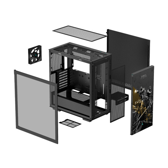 Кутия за компютър DeepCool Case EATX - CH510 ZORIA
