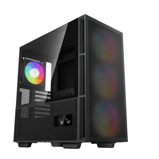 Кутия за компютър DeepCool Case EATX - CH560 Digital Black A-RGB