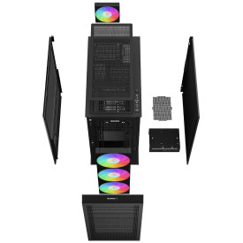 Кутия за компютър DeepCool Case EATX - CH560 Digital Black A-RGB