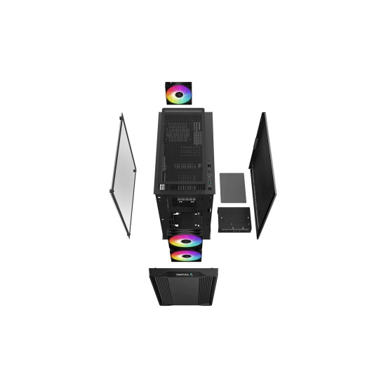 Кутия за компютър DeepCool Case mATX - CC360 A-RGB