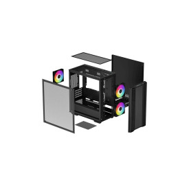 Кутия за компютър DeepCool Case mATX - CC360 A-RGB