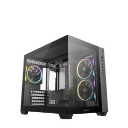 Кутия за компютър DeepCool Case mATX - CG330 3F - 3 ARGB Fans