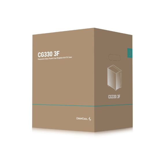 Кутия за компютър DeepCool Case mATX - CG330 3F - 3 ARGB Fans