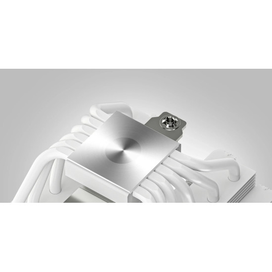 Охладител за процесор DeepCool CPU Cooler AG620 WH - Addressable RGB V2, Dual-Tower - LGA1700/AM5