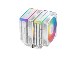 Охладител за процесор DeepCool CPU Cooler AG620 WH - Addressable RGB V2, Dual-Tower - LGA1700/AM5