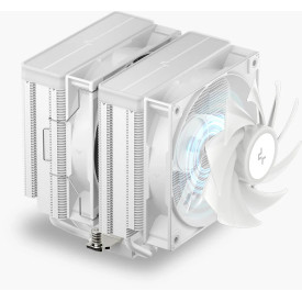 Охладител за процесор DeepCool CPU Cooler AG620 WH - Addressable RGB V2, Dual-Tower - LGA1700/AM5