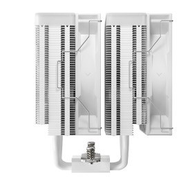 Охладител за процесор DeepCool CPU Cooler AG620 WH - Addressable RGB V2, Dual-Tower - LGA1700/AM5