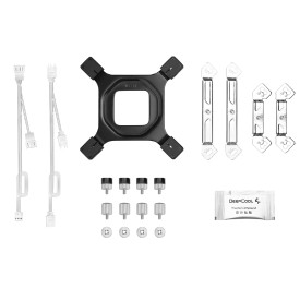 Охладител за процесор DeepCool CPU Cooler AG620 WH - Addressable RGB V2, Dual-Tower - LGA1700/AM5