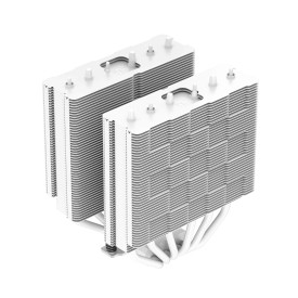 Охладител за процесор DeepCool CPU Cooler AG620 White - Addressable RGB, Dual-Tower - LGA1700/AM5