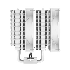 Охладител за процесор DeepCool CPU Cooler AG620 White - Addressable RGB, Dual-Tower - LGA1700/AM5