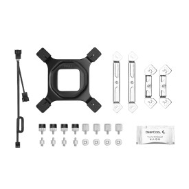Охладител за процесор DeepCool CPU Cooler AG620 White - Addressable RGB, Dual-Tower - LGA1700/AM5