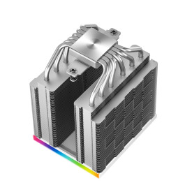 Охладител за процесор DeepCool AK620 Digital SE WH, 2x120mm, 2.4 инча Display, ARGB