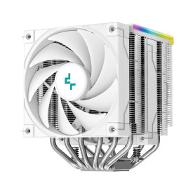Охладител за процесор DeepCool AK620 Digital SE WH, 2x120mm, 2.4 инча Display, ARGB
