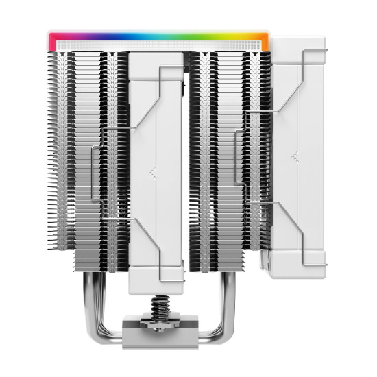 Охладител за процесор DeepCool AK620 Digital SE WH, 2x120mm, 2.4 инча Display, ARGB